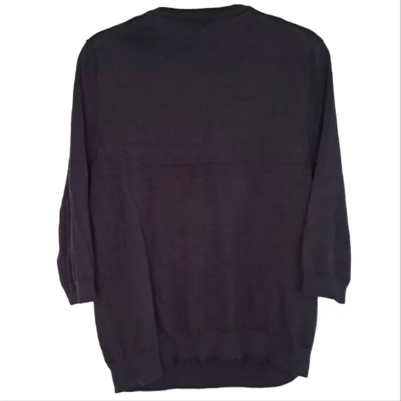 Lands' End Half Sleeve Supima Cotton Pullover Sweatshirt Plus Size 1X - Picture 2 of 5